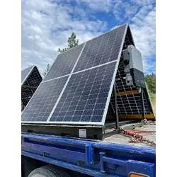 Aurinkosähköperävaunu 8x370W, liikkuva aurinkovoimala, joustava energialähde