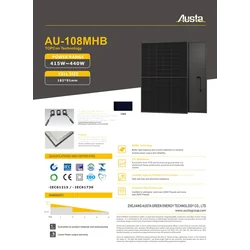 Austa AU440-27V-MHB 415-440 1500V Fuld Sort - container tilbud