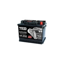 Autoaccu 12V 61A grootte 242mm x 175mm x h190mm 685A AGM Start-Stop TED Automotive TED003812