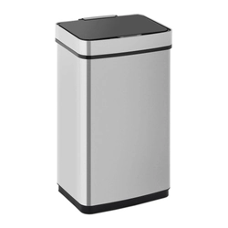 Automatic, touchless waste bin 60 l, silver