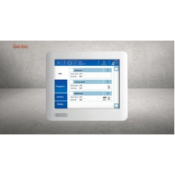 Automatización de suelo radiante Wavin Sentio, pantalla táctil LCD LCD-200