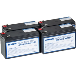 Avacom baterijų paketas RBC31 12V/4x9Ah (AVA-RBC31-KIT)