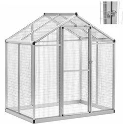 Aviary outdoor cage enclosure for birds and mammals 122 x 178 x 195 cm