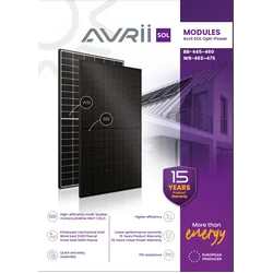 AVRII SOL-OPTI POWER WB-475 juodas rėmelis