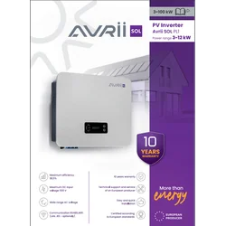 AVS-0005 Inversor 3-fazowy 10 kW Avria SOL-10-PL1