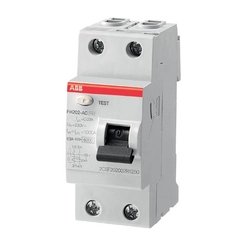 Автоматичний вимикач диференційного струму ABB FH202 AC-25/0,03 25A 2P 2CSF202004R1250