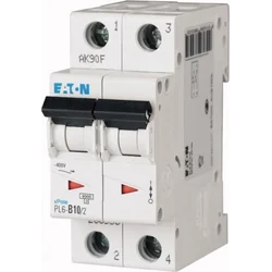 Автоматичний вимикач Eaton 2P B 10A 6kA AC PL6-B10/2 286553
