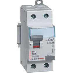 Автоматичний вимикач захисного відключення Legrand 2P 40A 0,03A тип HPI P302 DX3 (411591)