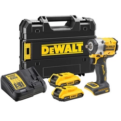 Avvitatore ad impatto a batteria DeWalt DCF921D2T-QW 18 V | 406 Nm | 1/2 pollici | Carbone senza spazzole | Batteria 2 x 2 Ah + caricabatteria | TSTAK in una valigia