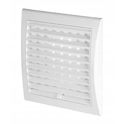 Awenta Luna white ventilation grille TL14 with blinds 160x160mm Fi 150mm