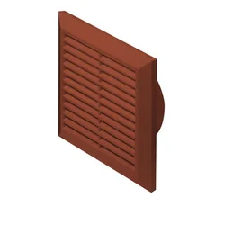 Awenta Style brown ventilation grille T43BR 140x140mm