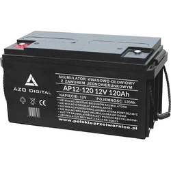 Azo VRLA AGM akkumulátor karbantartásmentes AP12-120 12V 120Ah