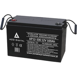 Azo vrla agm baterija bez održavanja 12v 100ah (AP12-100)