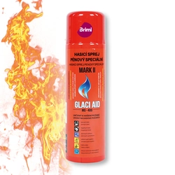 Extinguishing spray especially for oil and lithium batteries GlaciAid