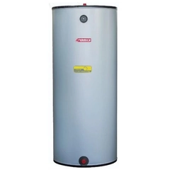 Termica 200 L exchanger with 2 coils for heat pumps, made of stainless steel code W2W200pc