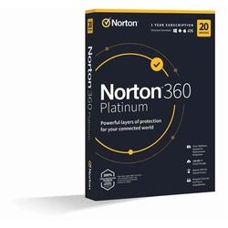 NORTON 360 PLATINUM 100GB CZ 1 user 20 devices for 1 year - electronic license