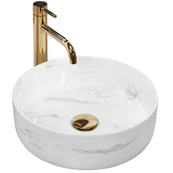 Rea Sami Nature Marble countertop washbasin