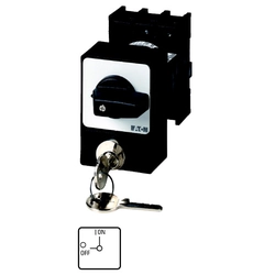 Switch disconnector Eaton 044977 Built-in device fixed built-in technique Black Short thumb-grip Screw connection IP65
