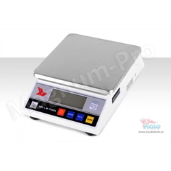 Accurate weight 7500g / 0.1g LCD power supply 230V / Batteries
