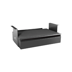 Ergonomic under-desk drawer black Maclean MC-875 organizer, max 5 kg