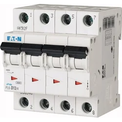 Eaton Wyłącznik nadprądowy 4P B 13A 6kA AC PL6-B13/4 166492