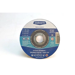OSBORN - DRONCO Cutting disc 125x1x22 AS60 INOX straight