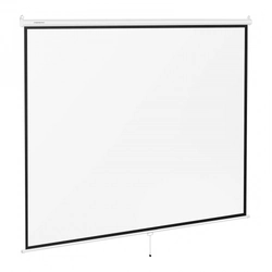 Projection screen 3128 x 2390 mm, 150 ", 4: 3, semi-automatic