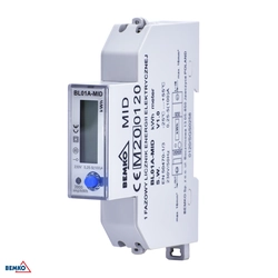Electricity meter, electronic Bemko A31-BL01A-MID Electronic B Single-phase Direct measurement Active power