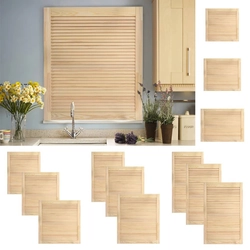 Lumarko Roller shutter doors, 2 pcs, solid pine wood, 61.5 x 39.4 cm