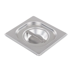Stainless steel lid for GN 1/6