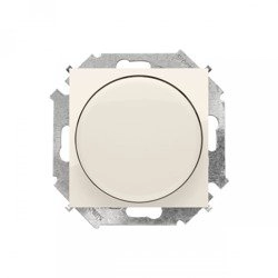 Dimmer for dimmable LEDs, push-rotary, single-pole beige Simon 15