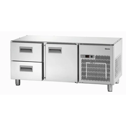 Built-in refrigerated table 1400T1S2 | 2 drawers | 1-door | 507 Watts | 1400x682x625-660 mm