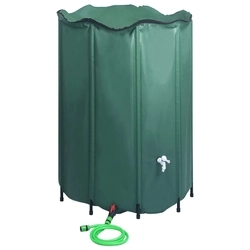 Collapsible rainwater tank with a tap, 1500 L