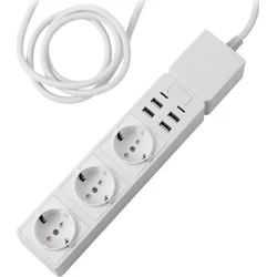 EdiMax SP power strip 3 sockets 1.5 m white (SP-1123WT)