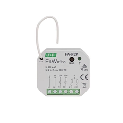 Radio double bistable relay - PDT assembly 85÷265V AC/DC