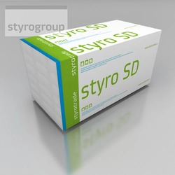 EPS STYRO SD 160mm WHITE 150 - 1250x600x160 mm expanded polystyrene (2.25m2 / pack)