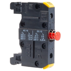 Auxiliary contact block Spamel ST22\01-2-sz Screw connection Floor fastening