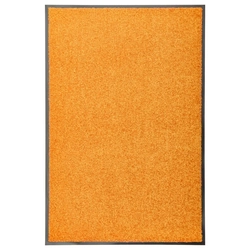 Washable doormat, orange, 60 x 90 cm