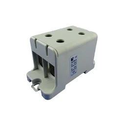 Connection terminal clamp 1 pole gray Cu-Al 4x95mm²​​​​​​​ mounting on DIN rail 35mm 220A (Al) 245A ( Cu)