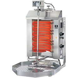 Stove grill kebab sandwich maker electric vertical POTIS load 15 kg 400 V 4.5 kW