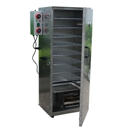 Electric smoker, Moratti, with 8 shelves, stainless steel