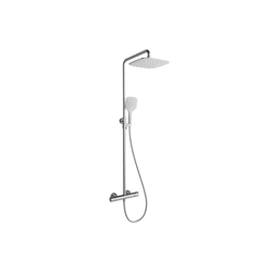 Stationary shower system Ravak Termo 300, TE 093.00/150, with thermostatic shower mixer, chrome/white