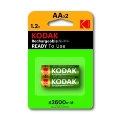 Kodak battery KAAHR-2 2600 mAh NiMH, pcs.=near (2szt.)