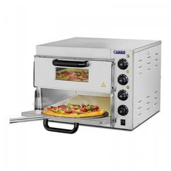 Pizza oven - 3000 W - 2 chambers - Ø 40 cm ROYAL CATERING 10010832 RCPO-3000-2PS-1