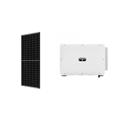 Photovoltaic system inverter Huawei 100KW SUN2000-100KTL-M1 , JA Solar panels JAM72S20-460 MR-BF 460W Black Frame