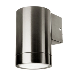 VT-7641 Wall lamp SLEEK GU10 / Housing: brushed steel / IP44