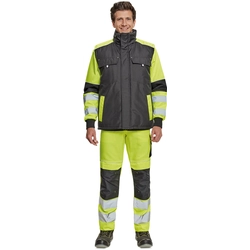 Cerva MAX VIVO winter vest Color: Black / Yellow, Size: 4XL