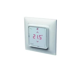 Heating control system Danfoss Icon2, wired thermostat 24V, with screen, recessed