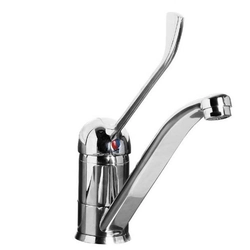 Elbow standing touchless washbasin faucet - Hendi 970522