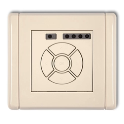 Electronic roller shutter controller (local control and remote control) beige KARLIK FLEXI 1FSR-2